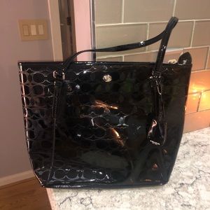 Black coach purse